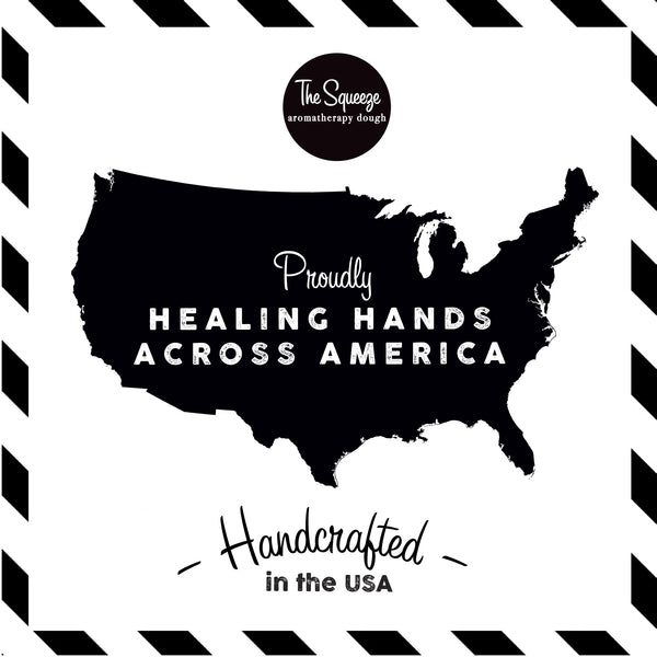 The Squeeze - Tea Tree 100% essential oil stress relief dough for self care, aromatherapy stress ball, stress relief FREE SHIPPING