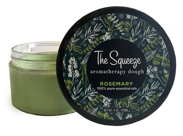 The Squeeze - Rosemary 100% essential oil stress relief therapy dough for self care, aromatherapy stress ball, stress relief FREE SHIPPING