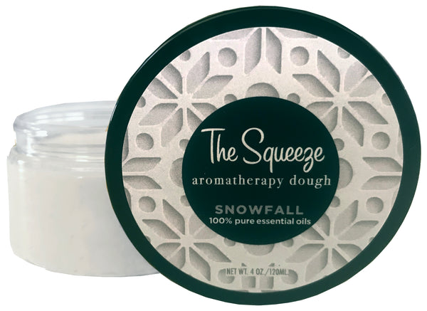 The Squeeze - Snowfall 100% essential oils stress relief therapy dough for self care, aromatherapy stress ball, stress relief FREE SHPPING