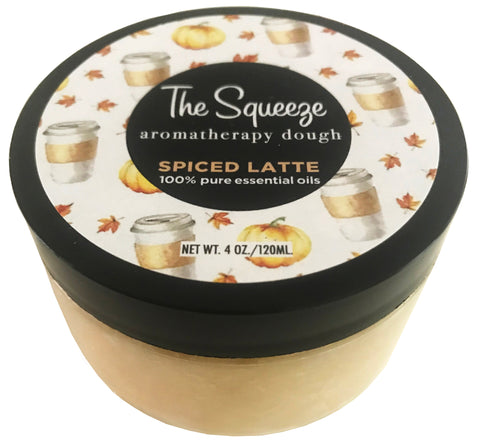 The Squeeze - Spiced Latte 100% essential oil stress relief therapy dough for self care, aromatherapy stress ball, stress relief