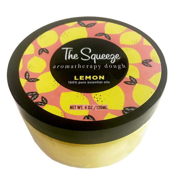 The Squeeze - Lemon 100% essential oil stress relief dough for self care, aromatherapy stress ball, stress relief FREE SHIPPING