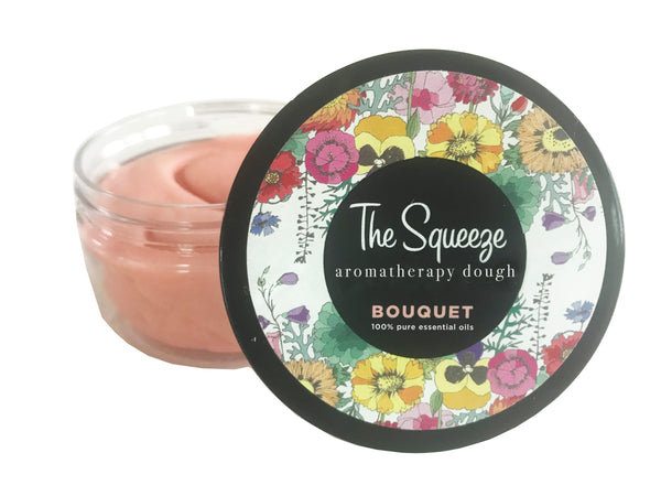 The Squeeze Therapy Dough - Bouquet Rose, Jasmine & Ylang Ylang 100% essential oil stress relief dough aromatherapy stress ball FREE SHIPPING