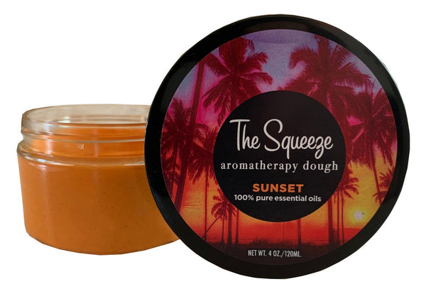 The Squeeze Therapy Dough- Beach Sunset Citrus Woodsy for self care, stress ball, self care FREE SHIPPING