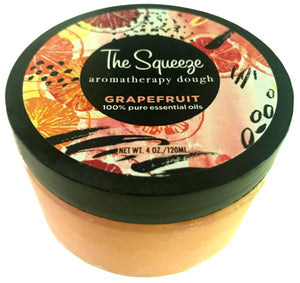 The Squeeze Therapy Dough - Grapefruit 100% essential oil stress relief dough for self care, aromatherapy stress ball, stress relief FREE SHIPPING