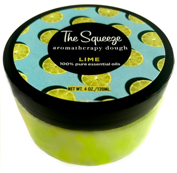 The Squeeze Therapy Dough- Lime 100% essential oil stress relief dough for self care, aromatherapy stress ball, stress relief FREE SHIPPING