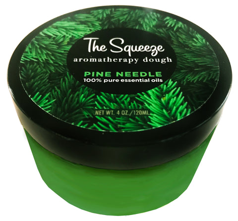 The Squeeze - Pine Needle 100% essential oil stress relief therapy dough for self care, aromatherapy stress ball, stress relief
