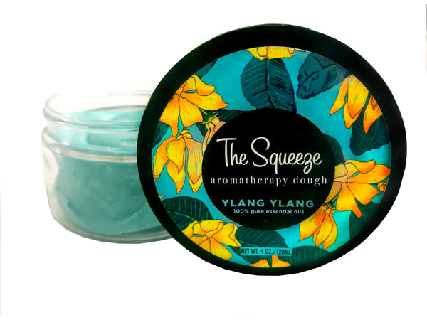 The Squeeze - Ylang Ylang 100% essential oil stress relief dough for self care, aromatherapy stress ball, stress relief FREE SHIPPING